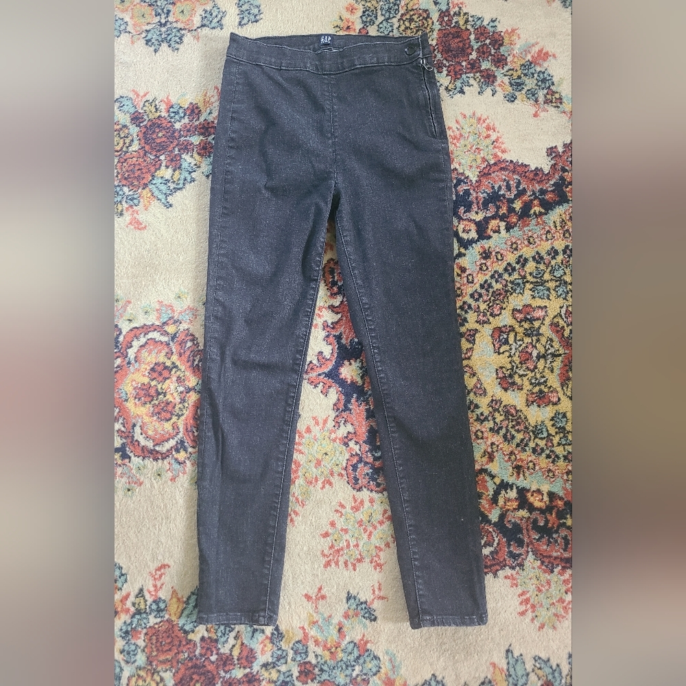Gap True Skinny Sidezip Capri Pants sz 6/28